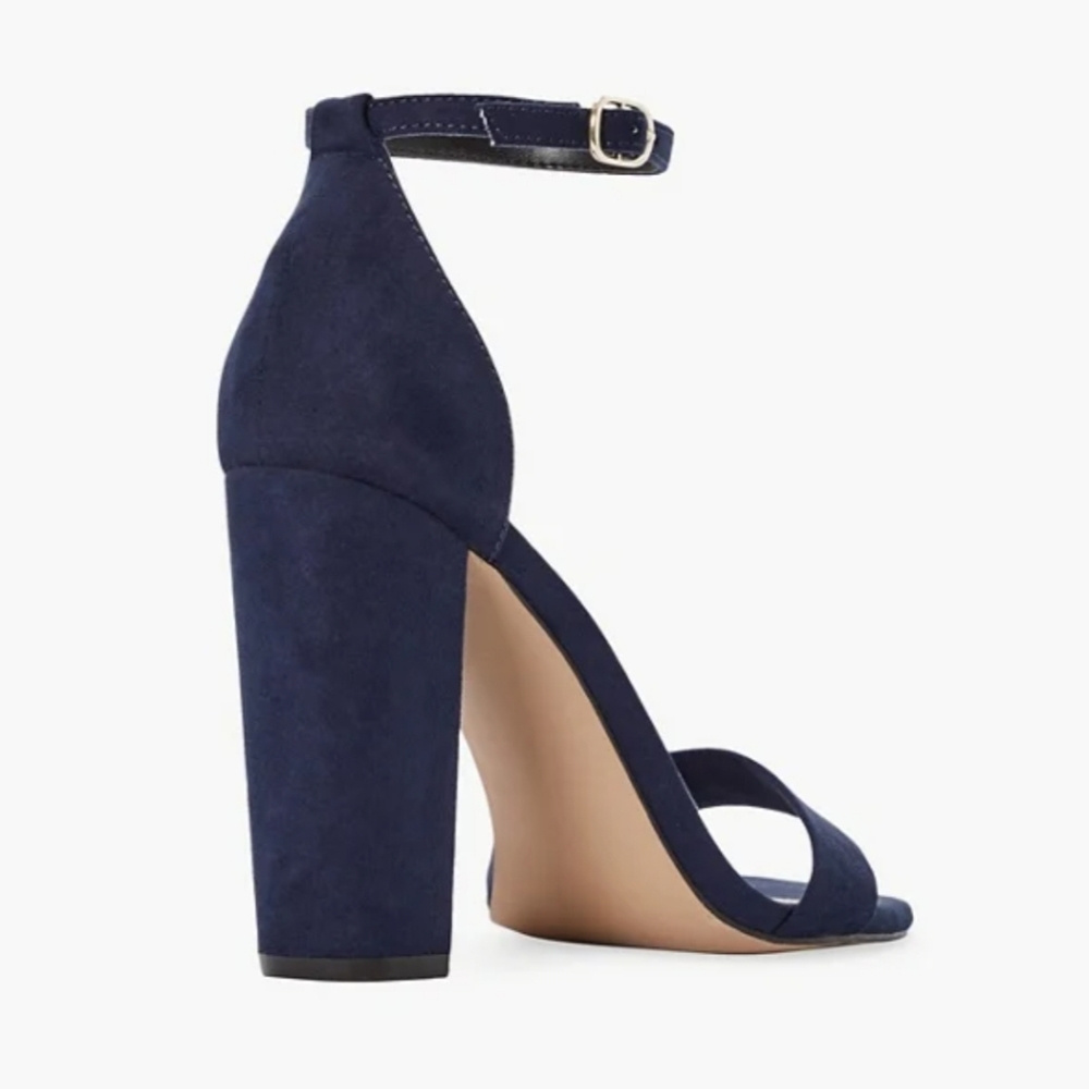 Nib Justfab Lorelai-E Block Heel Pumps Size 9 - image 2